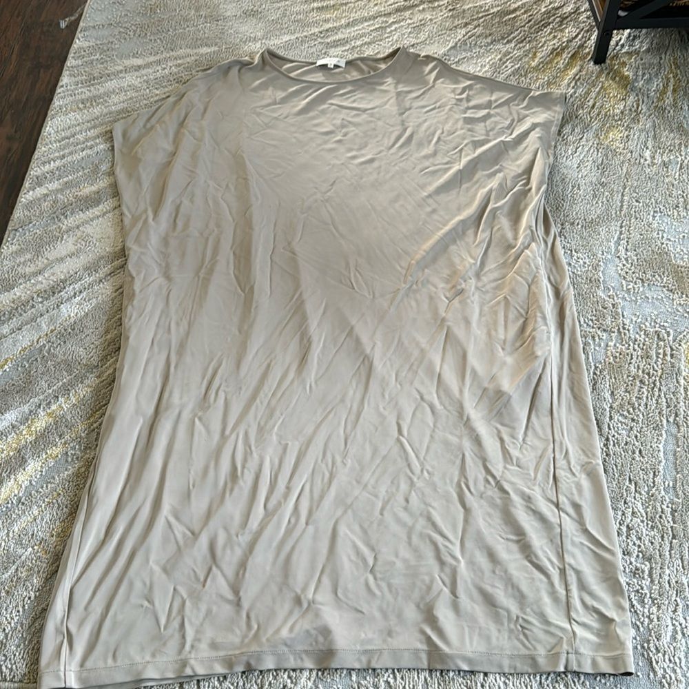 Lafayette 148 New York
Avery Jersey dress size L in Tan color